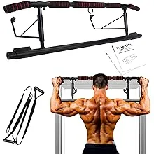 [2024 Upgrade] Multi-Grip Pull up Bar for Doorway, Portable Pullup Chin up Bar Home, No Screws, Multifunctional Dip bar Fitness, Door Exercise Equipment Body Gym System Trainer