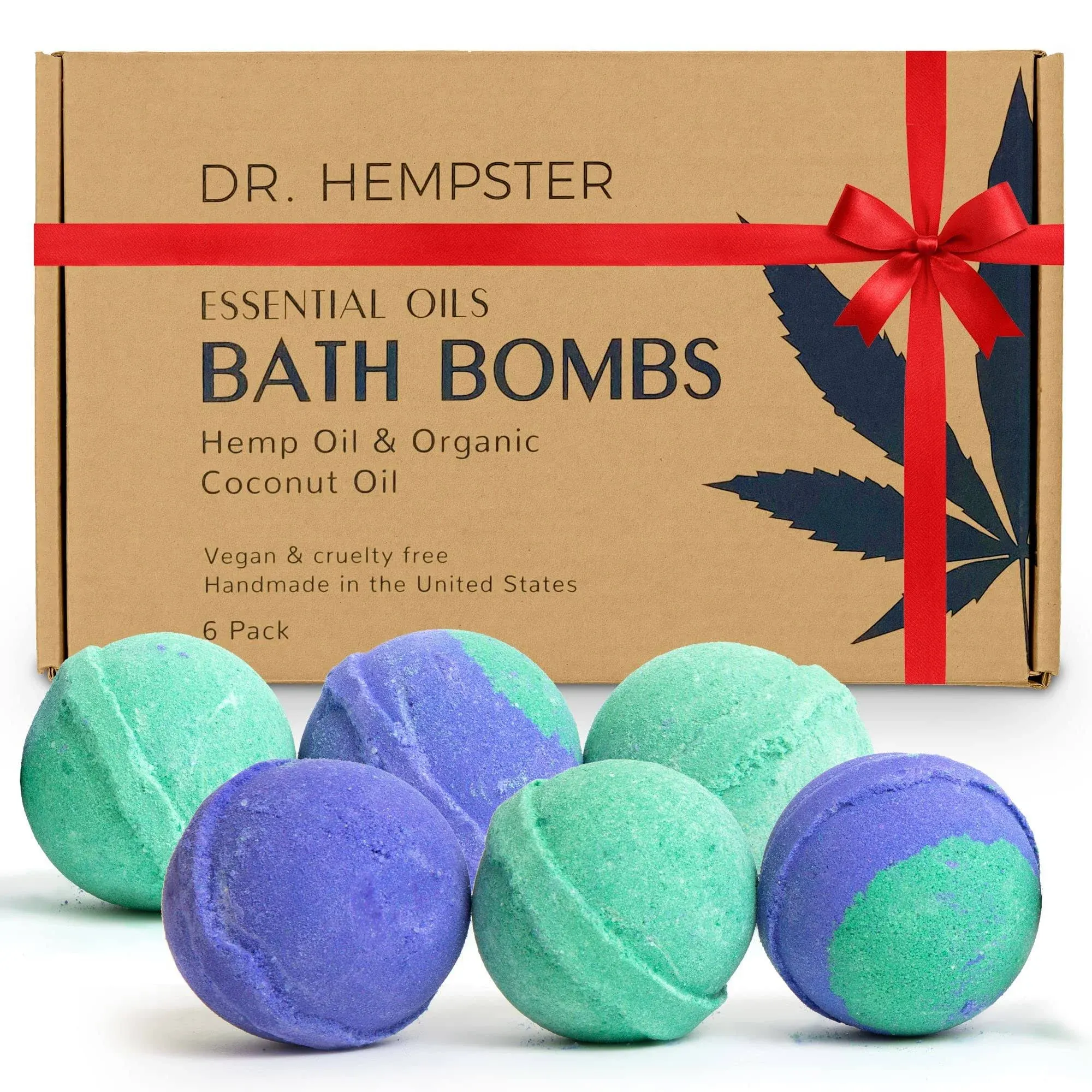 Bath Bombs Essential-Oil Vegan Gift-Set