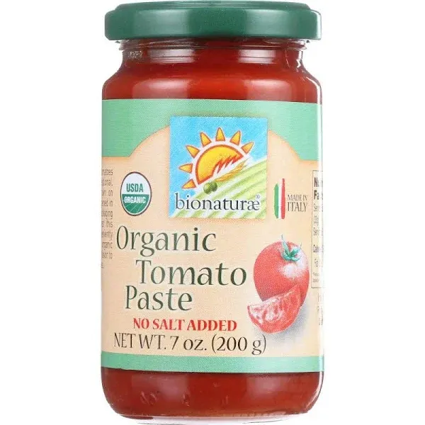 Bionaturae Tomato Paste, Organic, 7 oz (Pack of 12)