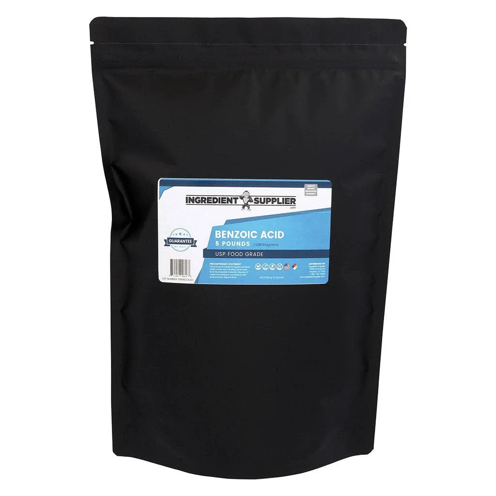 Glycerin Supplier Benzoic Acid USP Food Grade 100% Pure 5lb