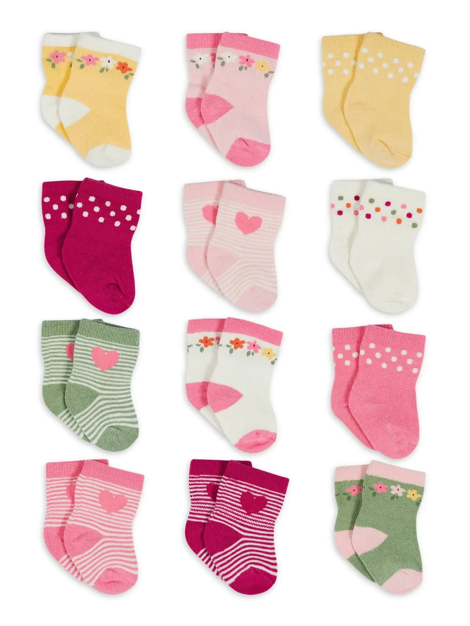 Onesies Brand Unisex Baby 12-Pair Bootie Socks