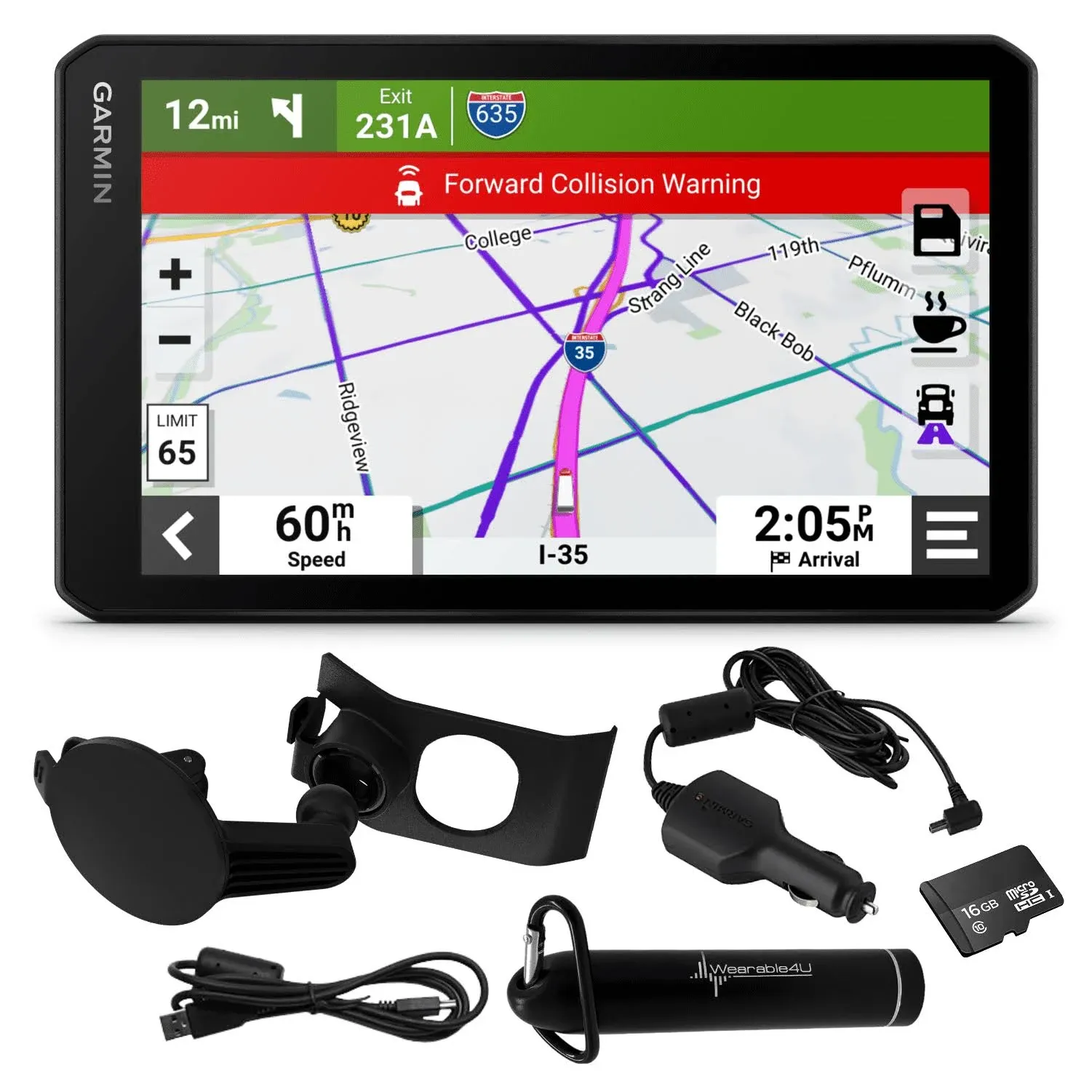 Garmin dezlCam OTR710 Trucking Navigator with Built-in DashCam, Automa