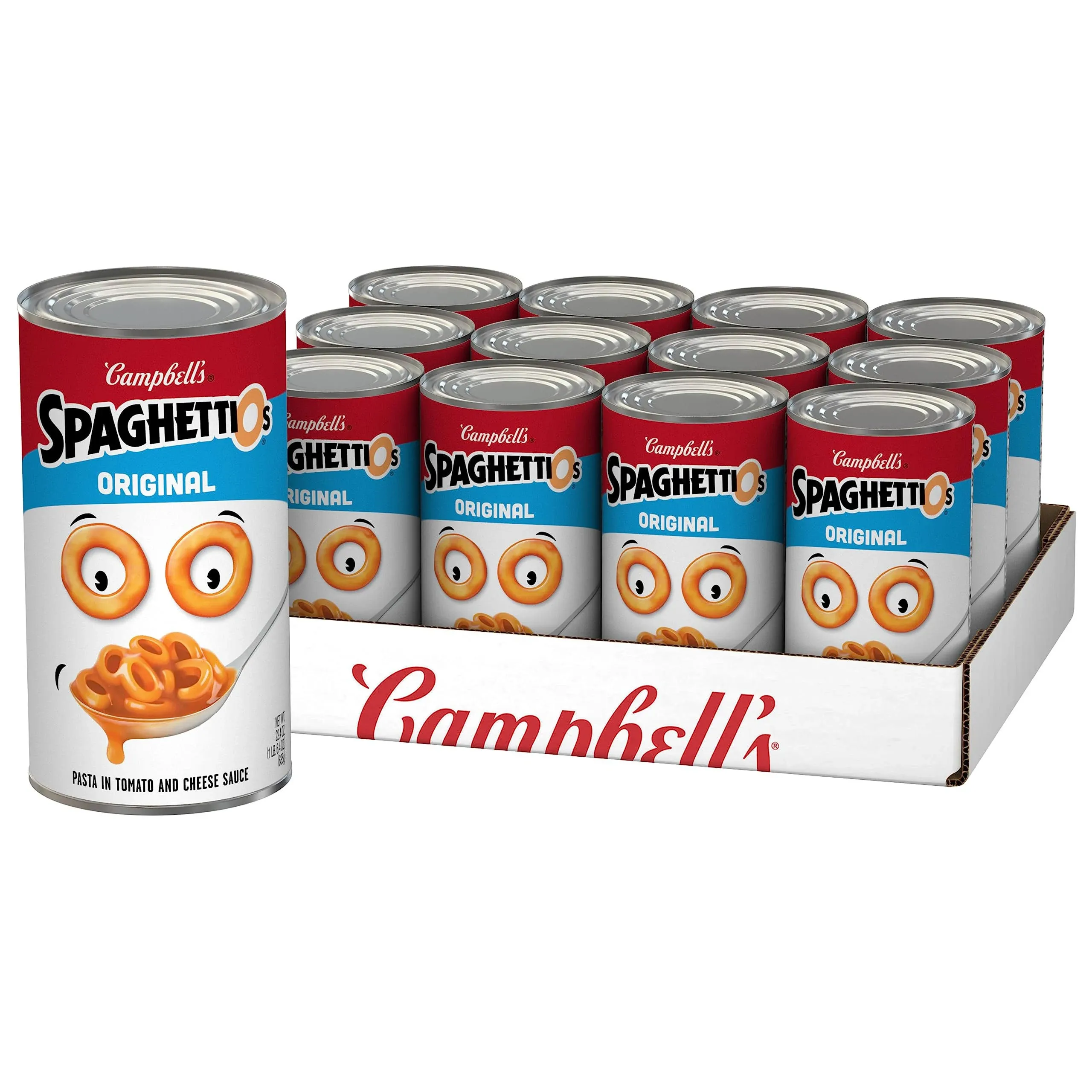 Campbell's Original Spaghettios Pasta 12 Count / 22.4 oz