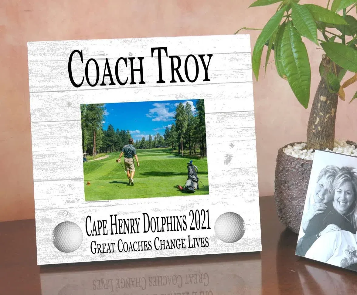 Coach Gift Plaque UPLOAD Your Photo - SELECT YOUR SPORT -