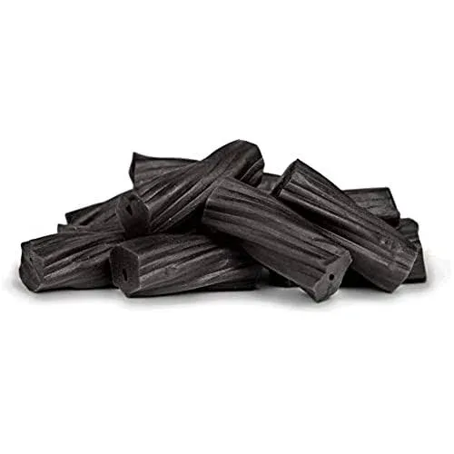 Black Licorice Bits by Its Delish, 2 lbs Bulk Bag | Black Licorice Twist Nibs Kosher Candy