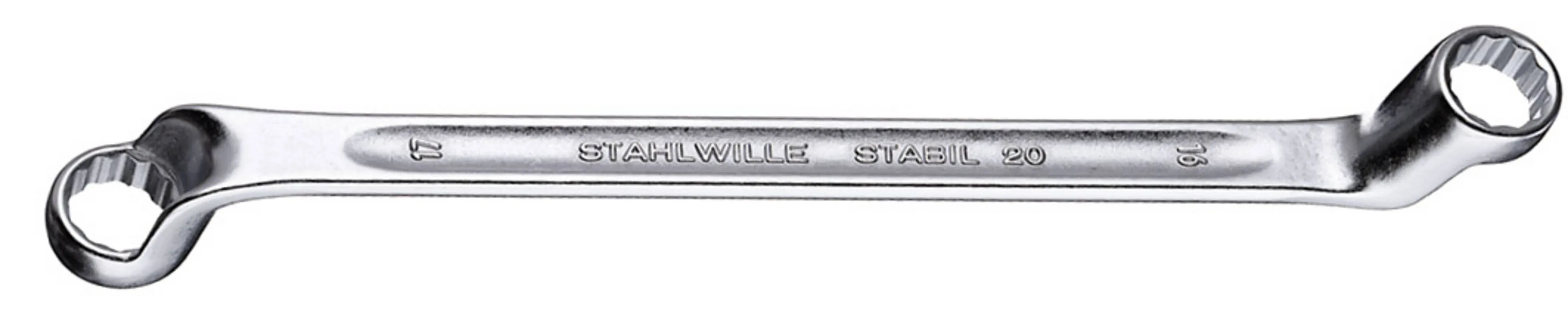 Stahlwille 41042427 20 Double ended ring Spanner, 24 x 27 mm