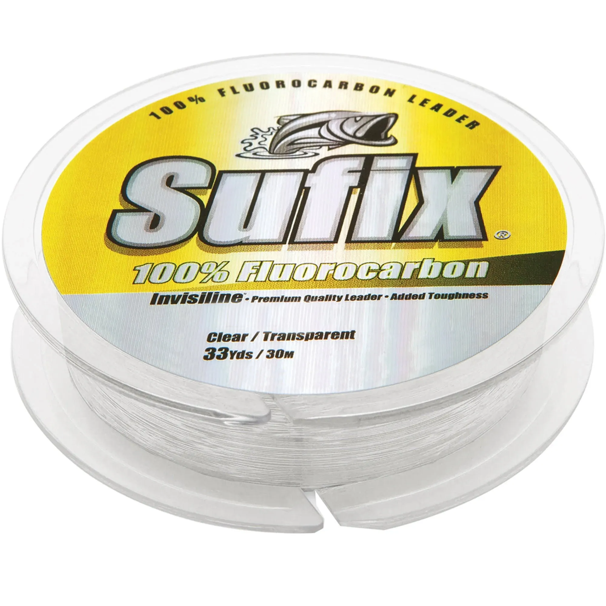 Sufix 100% Fluorocarbon Invisiline Leader - 150lb - 33yds 683-150