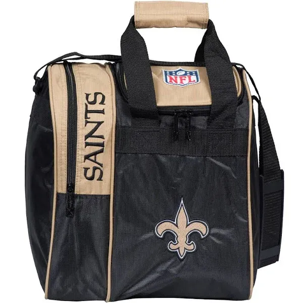 KR Strikeforce Officially Licensed NFL Single Bowling Ball Tote Bag with Shoe Compartment