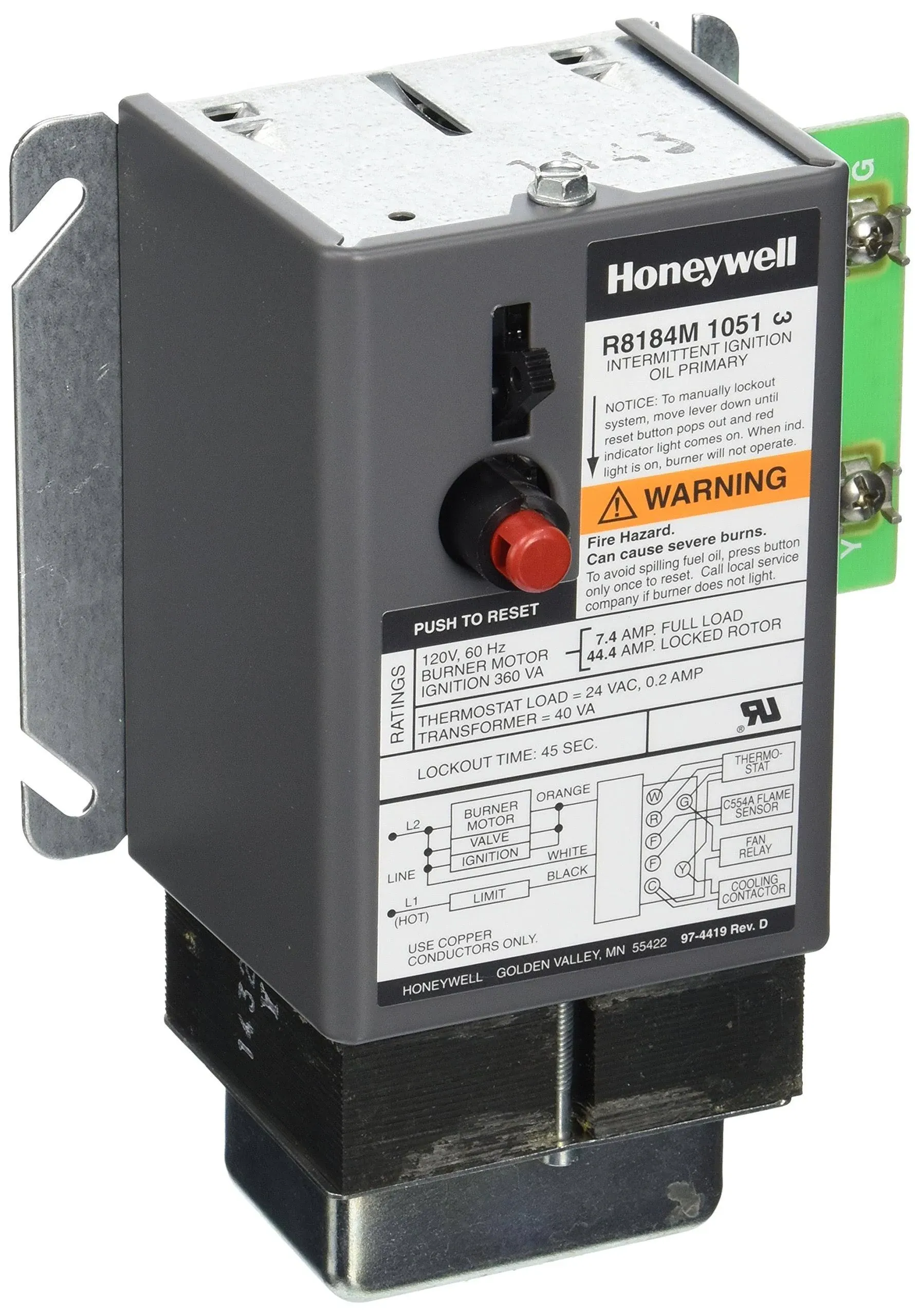 Honeywell Protectorelay Oil Burner Control