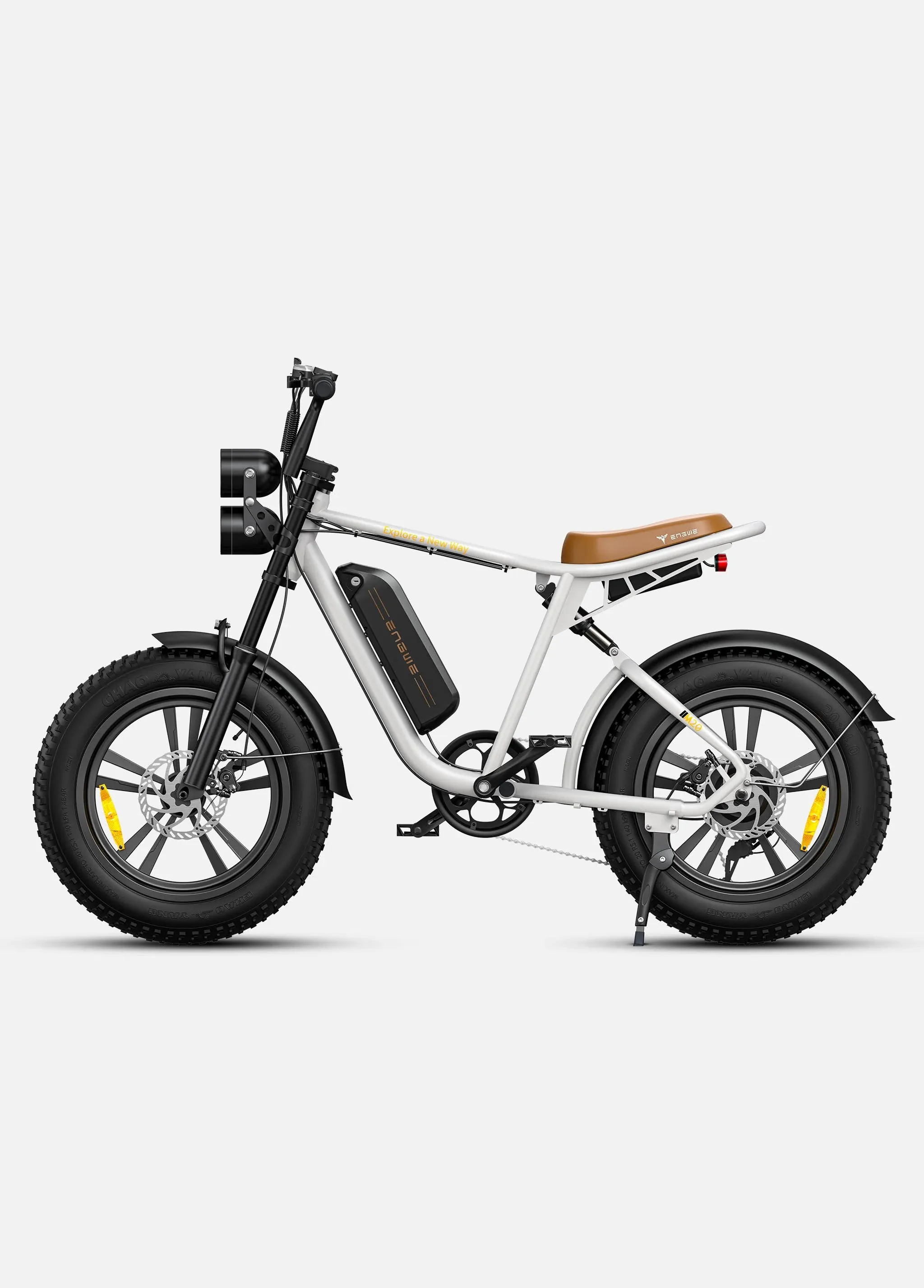 ENGWE M20 Dual Suspension Long Range Ebike Green / 26Ah Dual Batteries