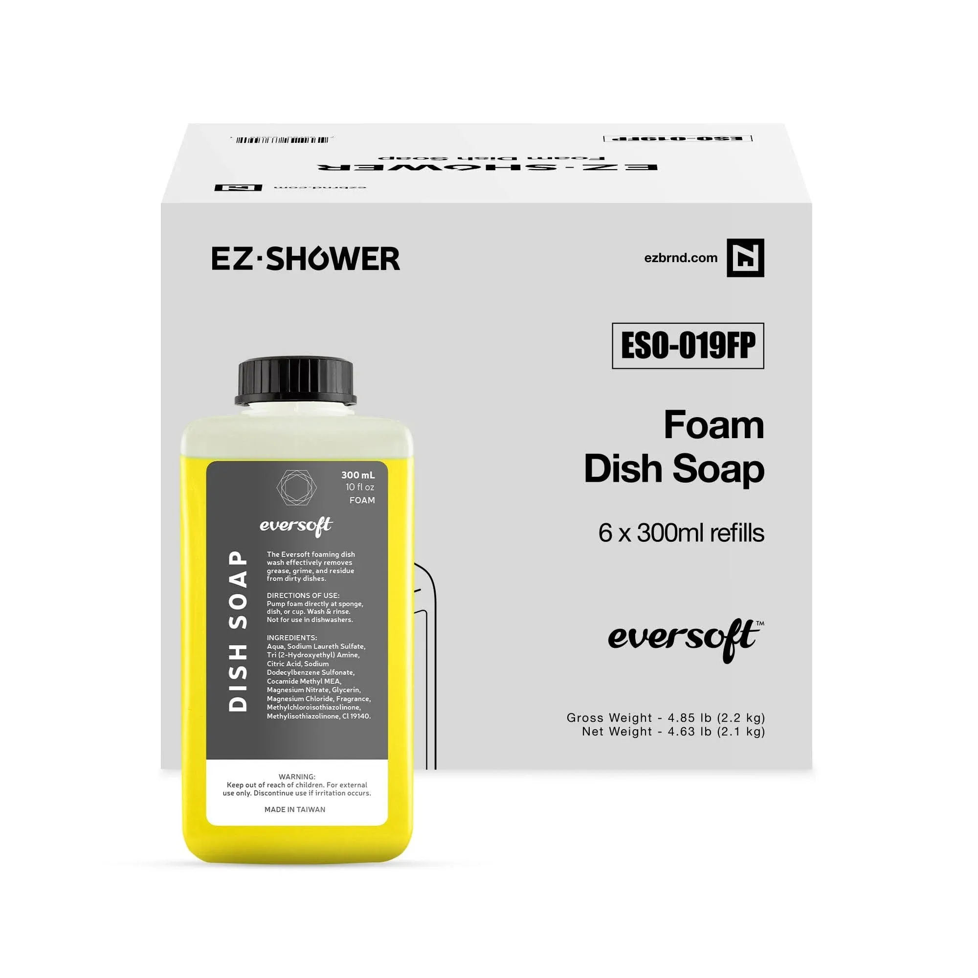 EZBRND Eversoft Foaming Dish Soap Refill Cartridge