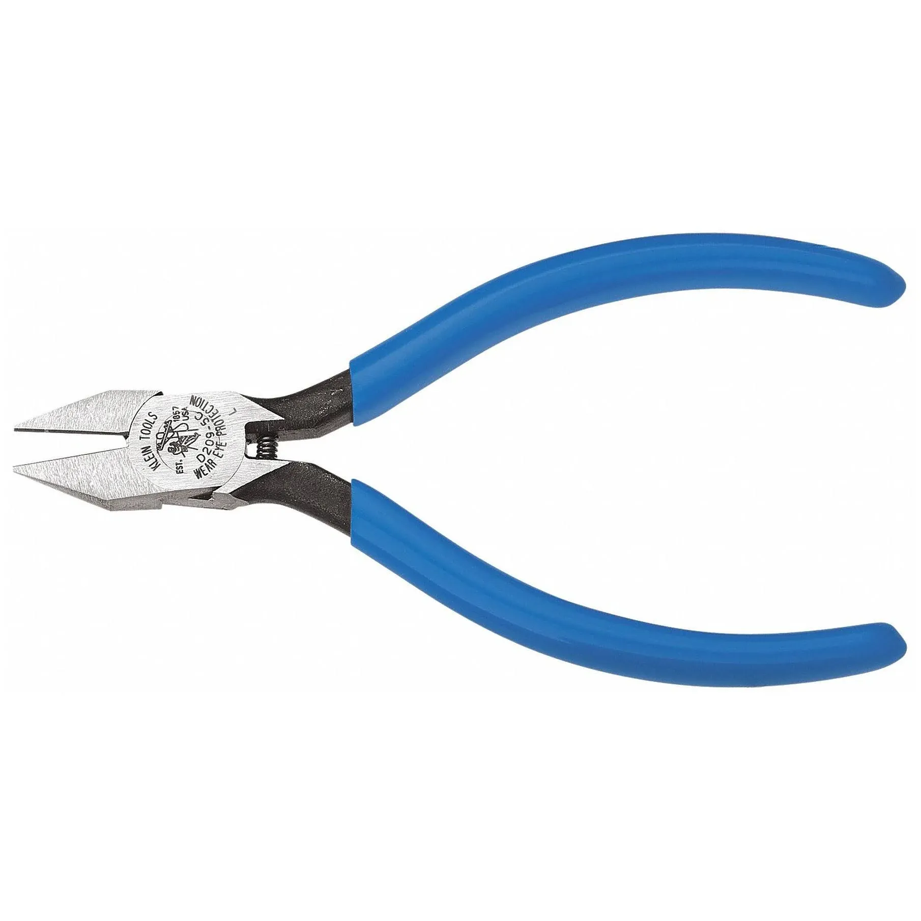 Klein Tools D209-4C Midget Pliers, Diagonal Cutting Electronics Pliers with Short Jaws and Induction Hardened Beveled Cutting Edges, 4-Inch