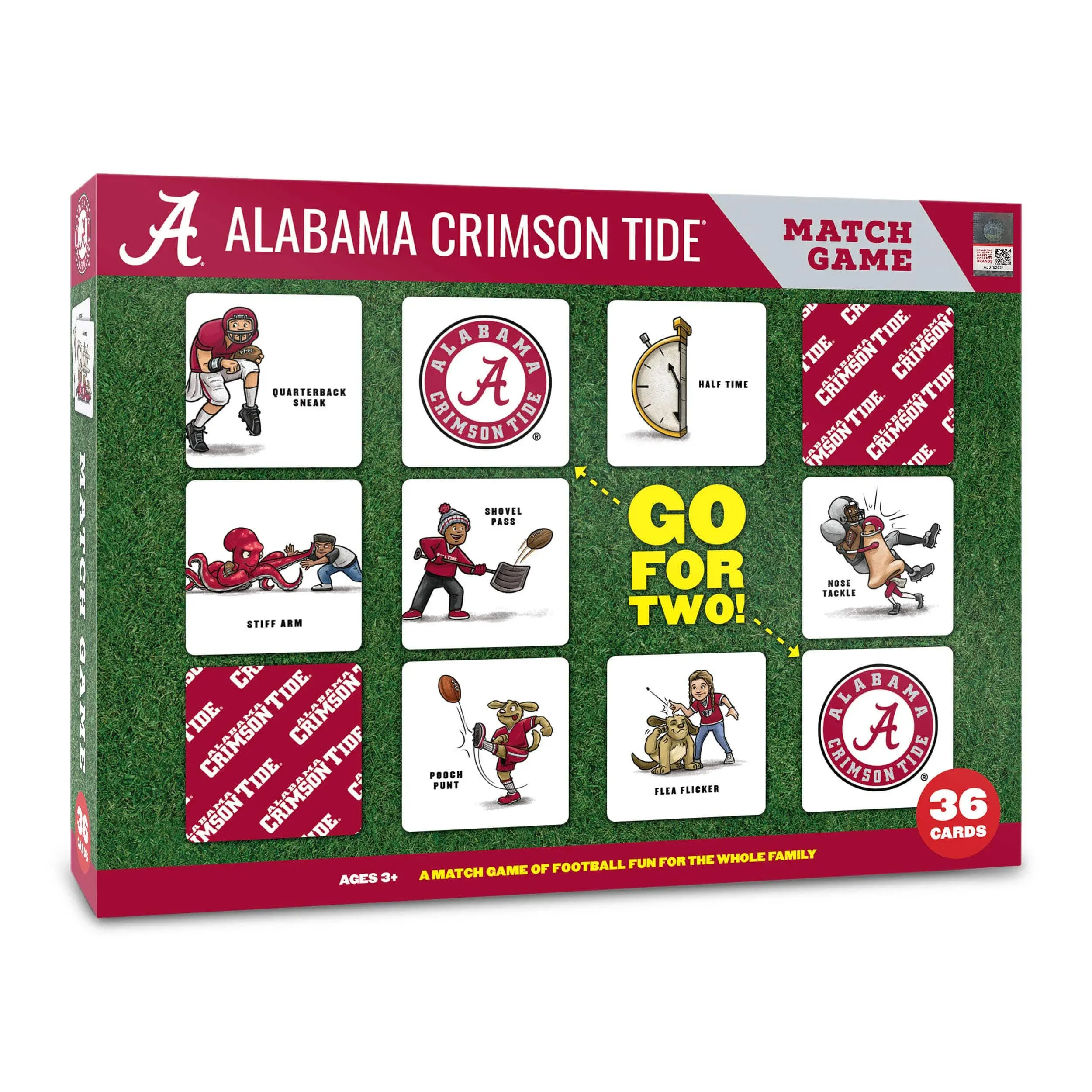 Youthefan Ncaa Alabama Crimson Tide Licensed Memory Match Game