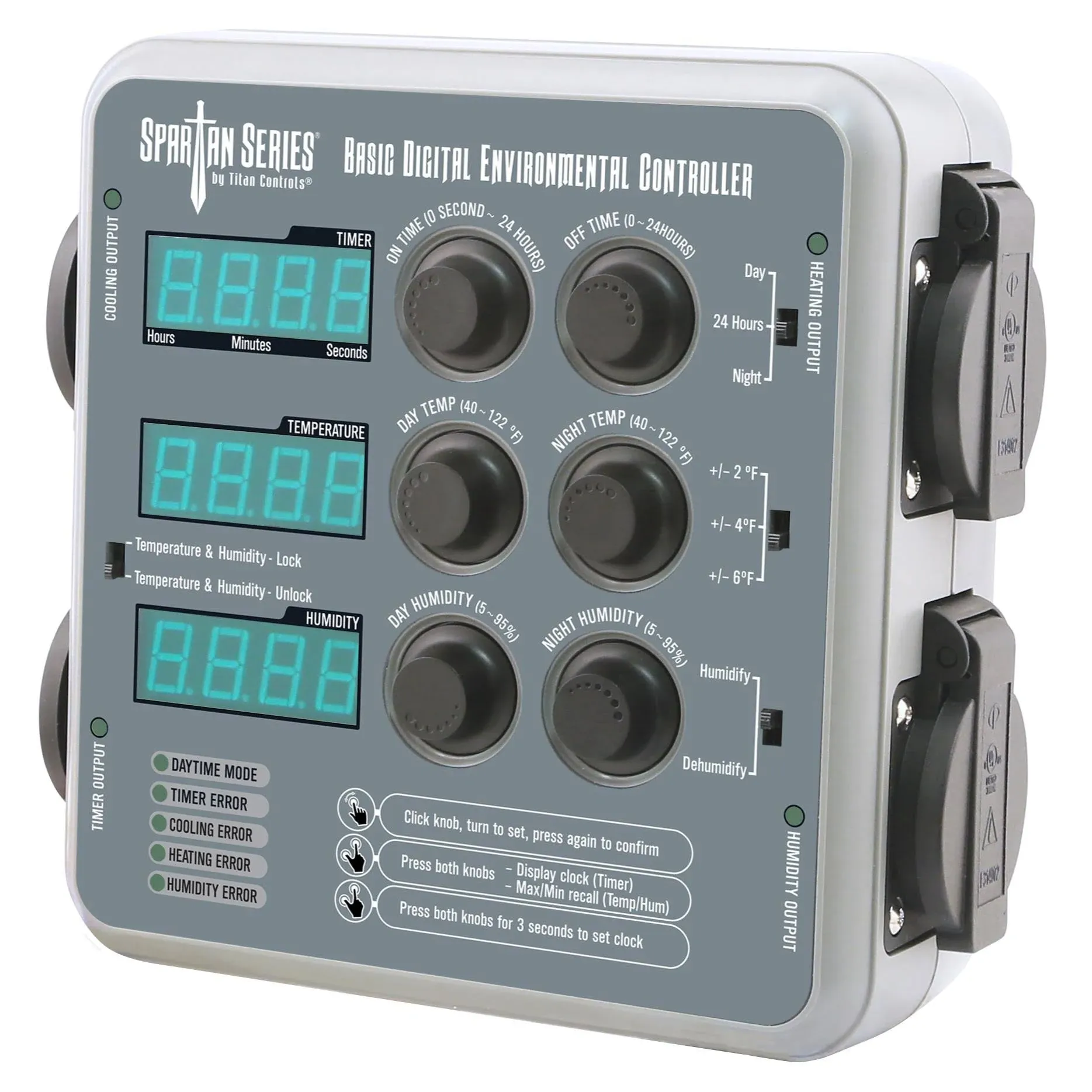 Titan Controls - Spartan Series Basic Digital Environmental Controller ...