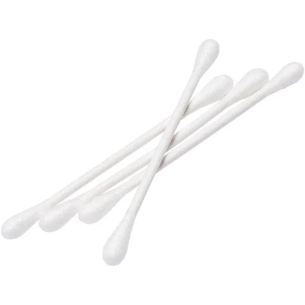 Medline Simply Soft Cotton Tip Applicators, Cotton Swabs with Double Round Tips, 300 Count