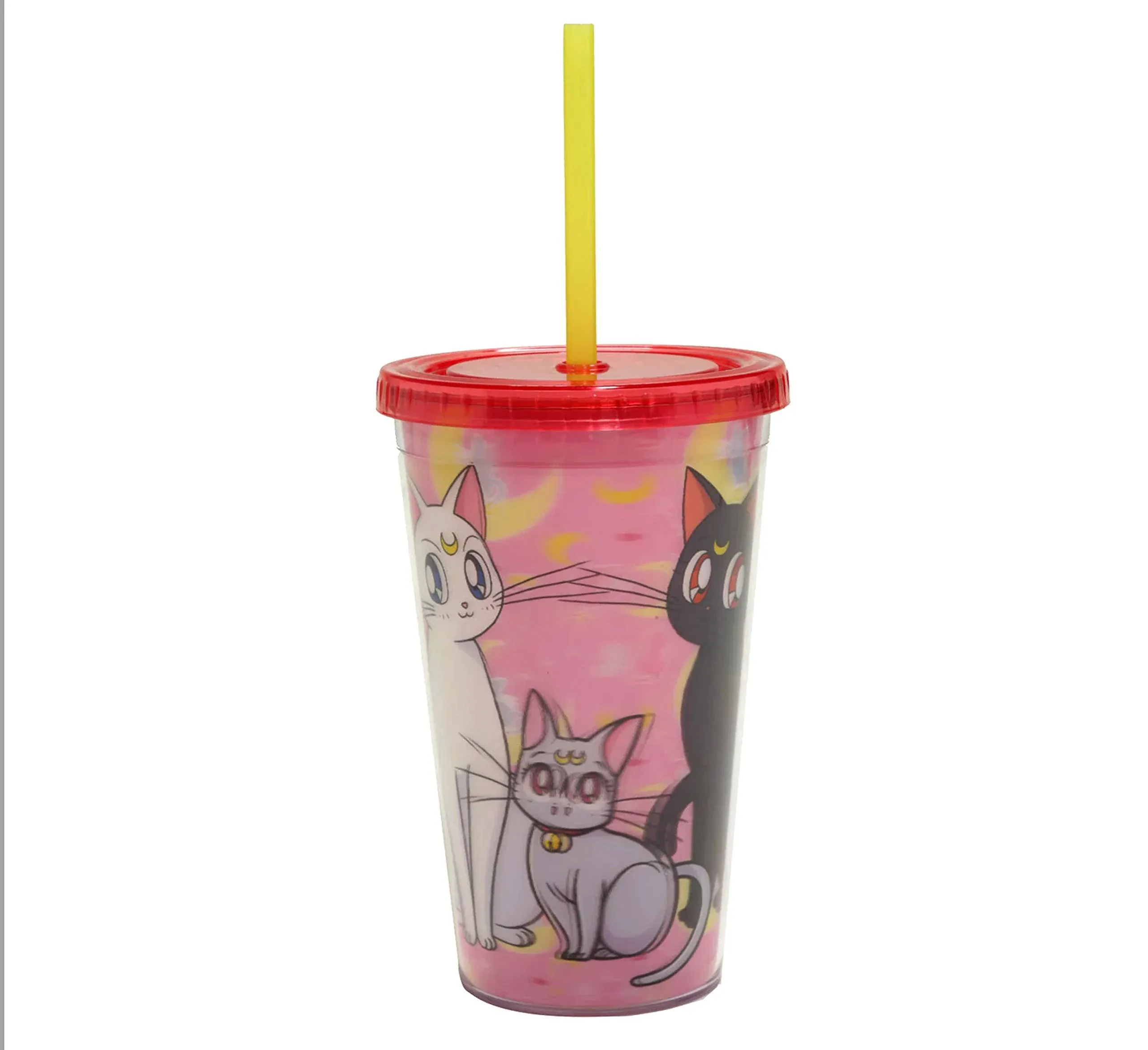 Sailor Moon "Kitties" Lenticular 16oz Carnival Cup