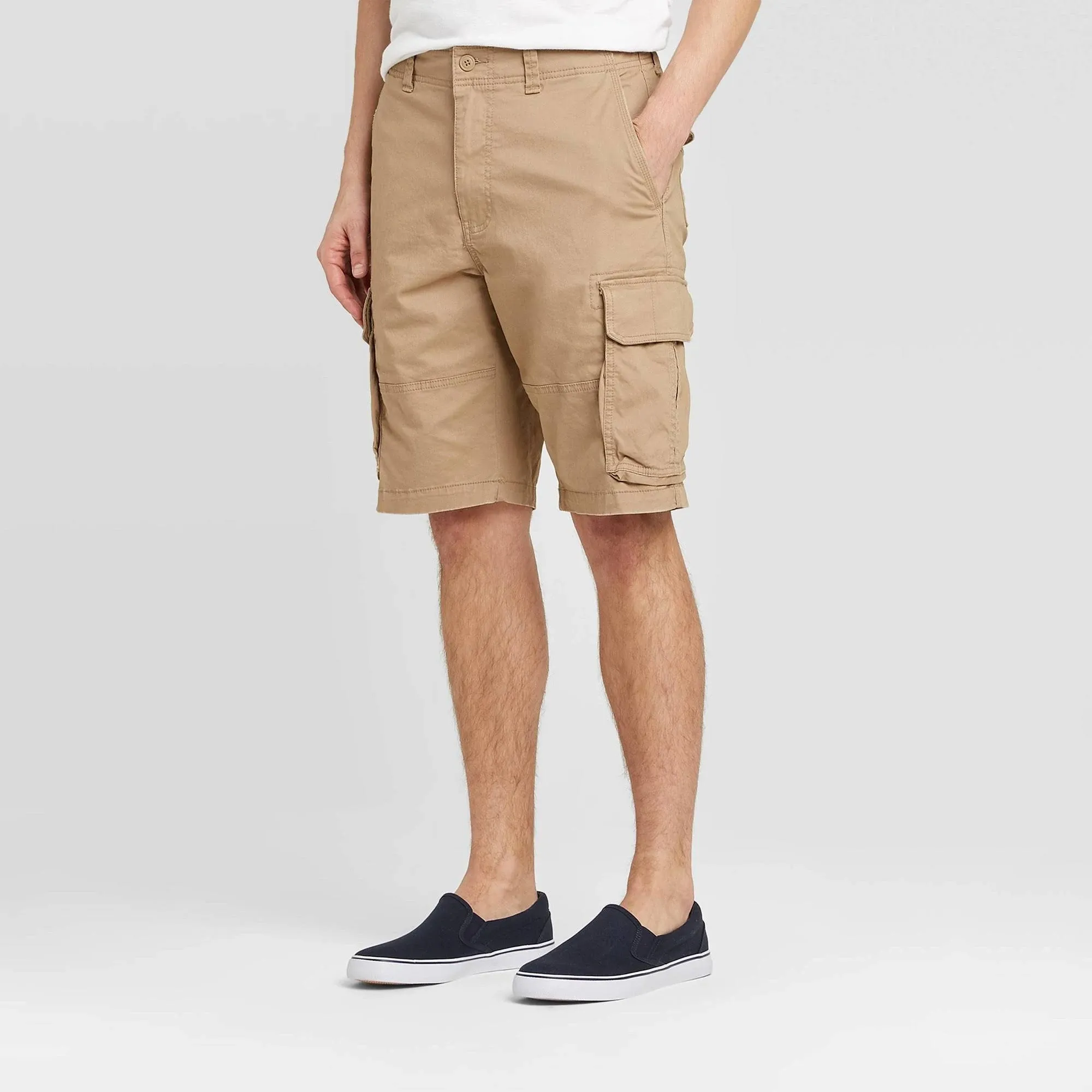 Goodfellow &amp; Co. Mens Size 40 Cargo Shorts 11&#034; Inseam Beige