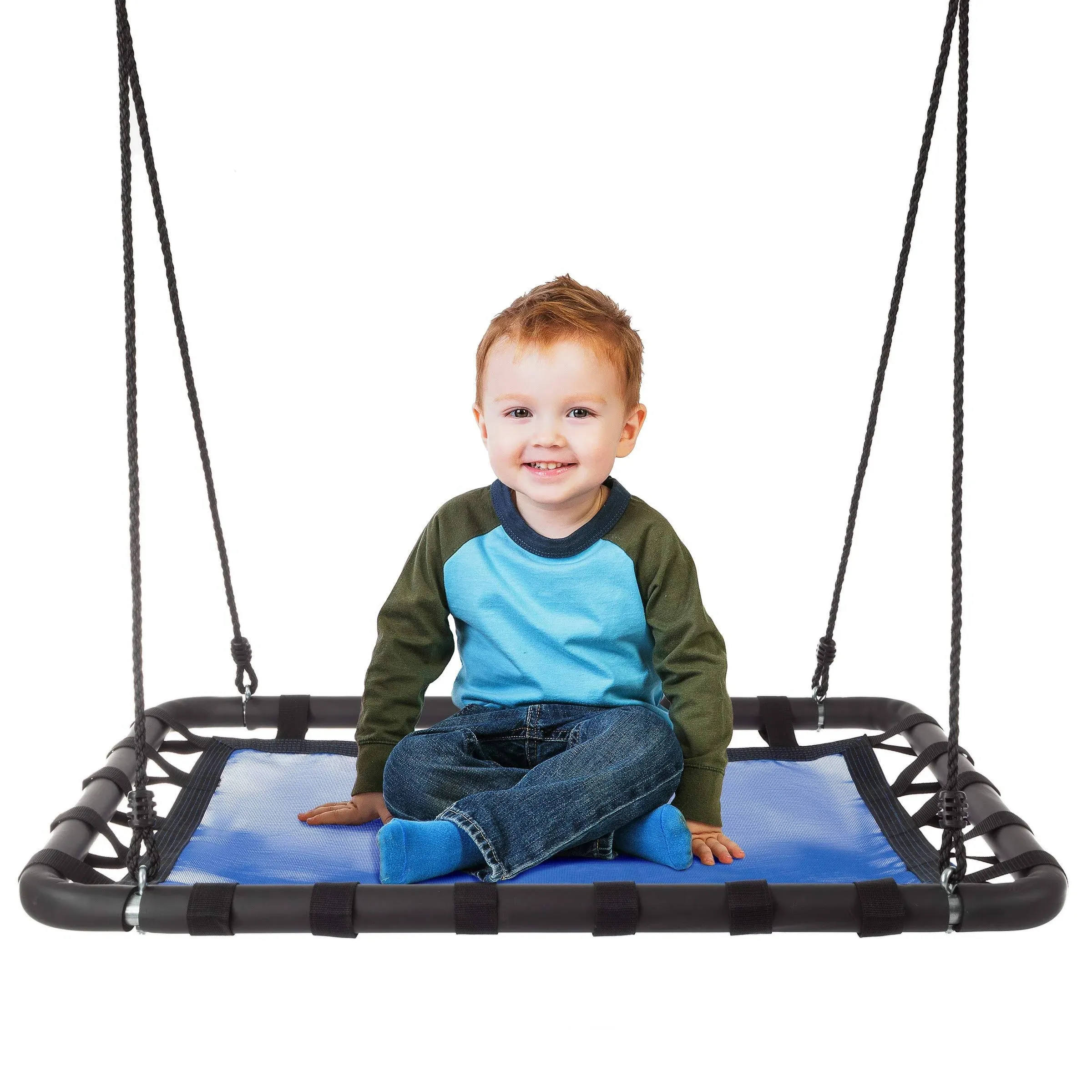 Hey! Play! Platform Hanging Outdoor Tree Swing One-Size