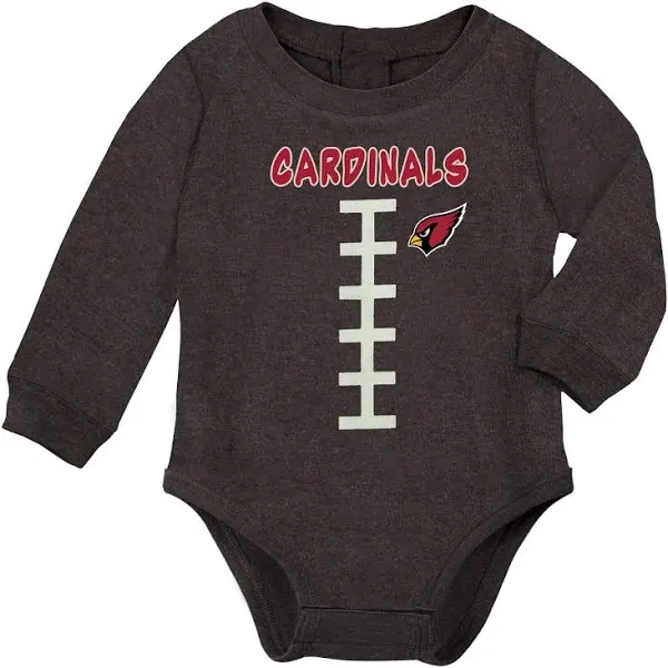 Outerstuff NFL Arizona Cardinals Infant Football Threads Bodysuit Creeper, Brown