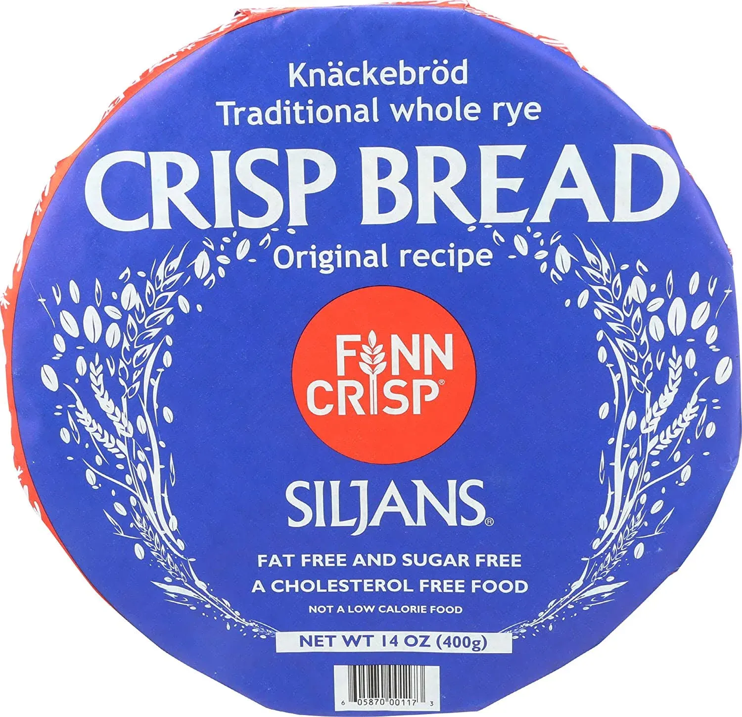 Finn Crisp Crisp Bread, Traditional Whole Rye, Original Recipe