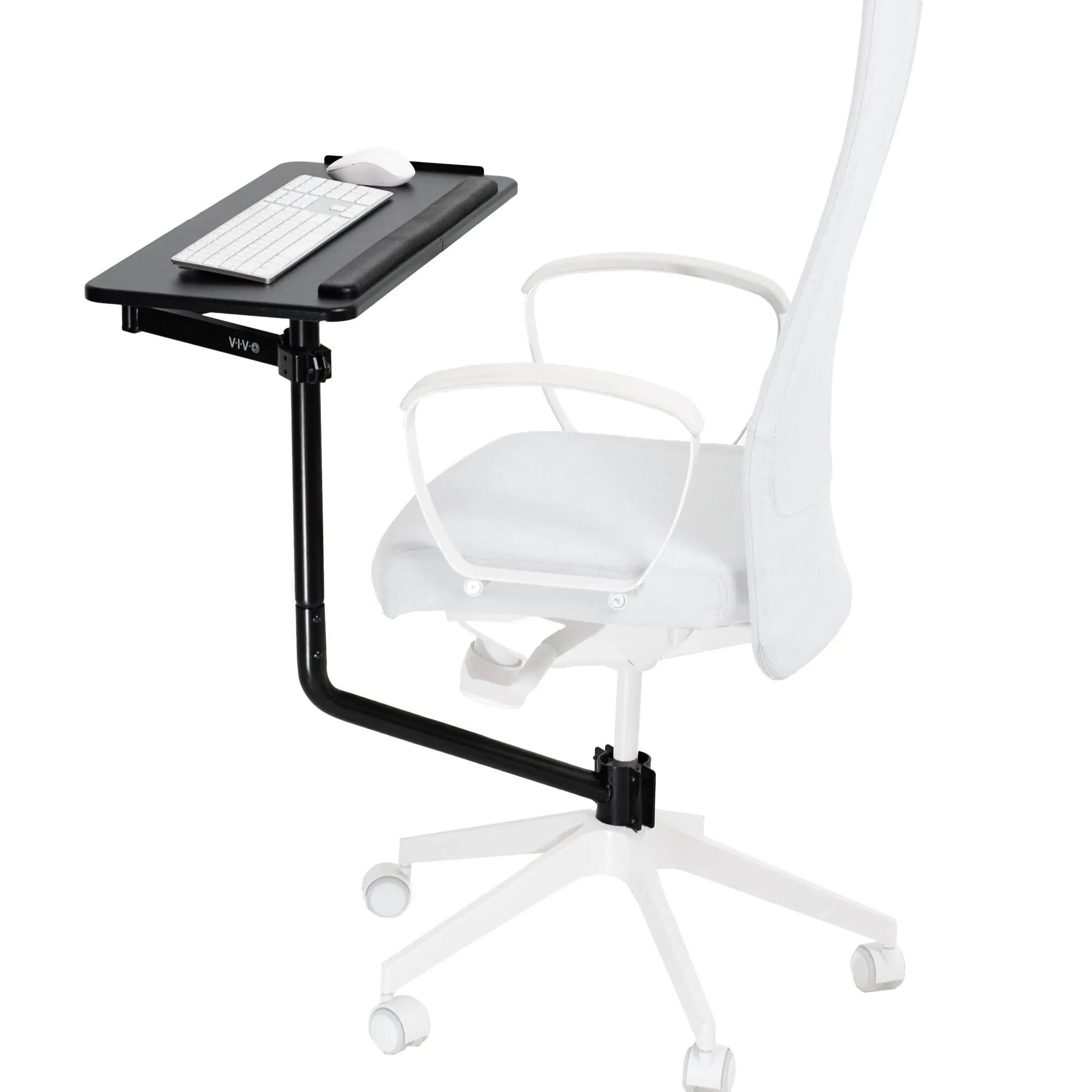 VIVO Office Chair Mounted Keyboard and Mouse Tray