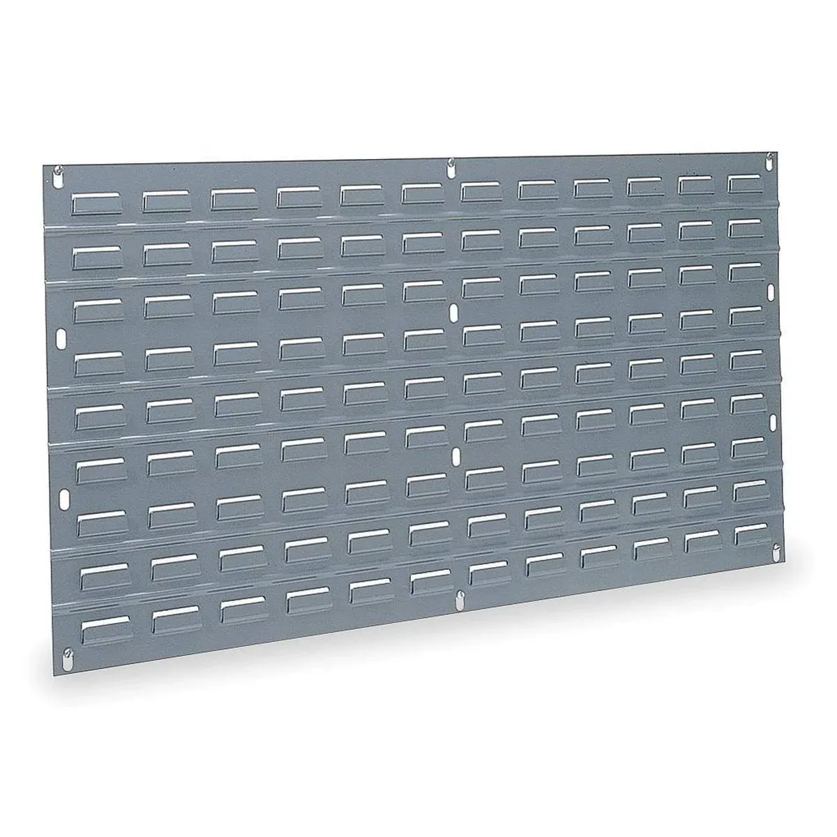 Akro-Mils 30136 Heavy Duty Wall Mount Garage Storage Steel Louvered Panel | Wall Storage Bin Hanging Organizer System for AkroBins, 36-Inch W x 19-Inch H, 4 Pack, Grey 