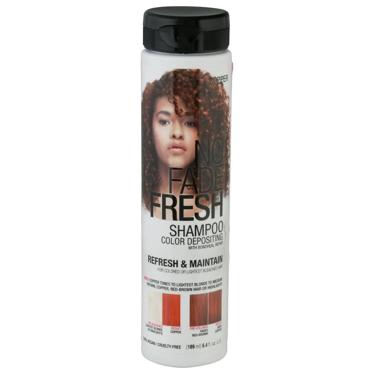 Copper Red Color Depositing Shampoo - Semi Permanent Hair Color with BondHeal Bond Rebuilder - Red Hair Dye for Brunettes - Maintain & Refresh Auburn Color 6.4 oz