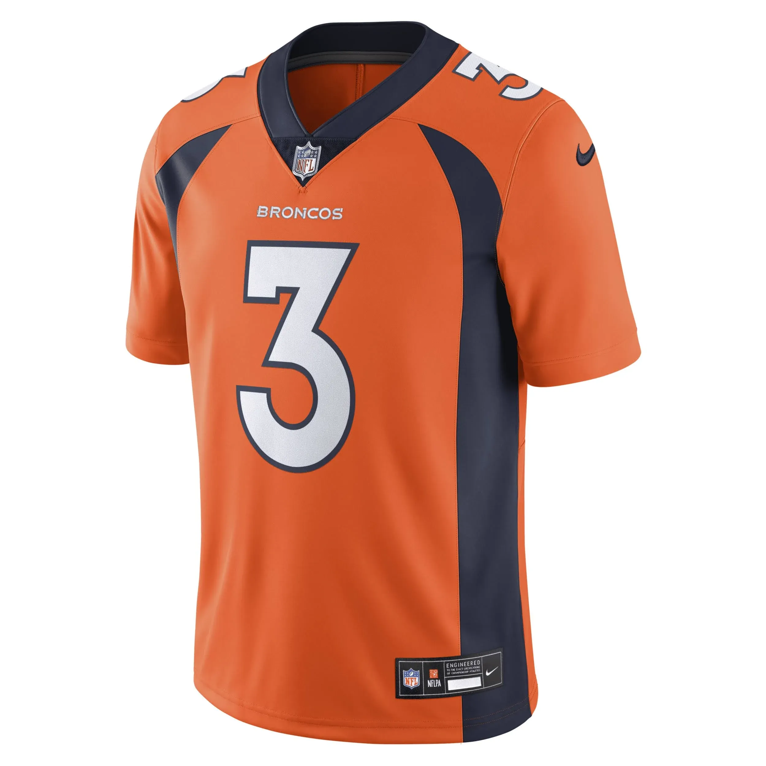 Russell Wilson Denver Broncos Nike Men's Dri-FIT NFL Limited Football Jersey in Orange, Size: Large | 32NM05VC8WF-AY0