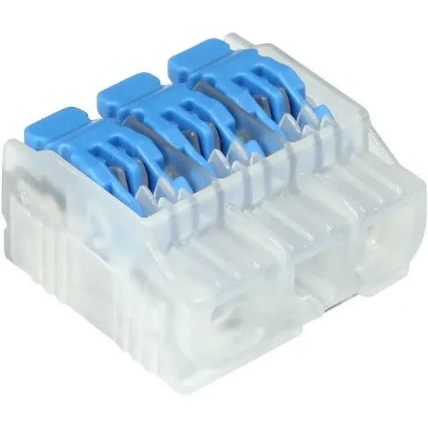 in-Sure® Lever Wire Connector, L3 3-Port, 100/Box