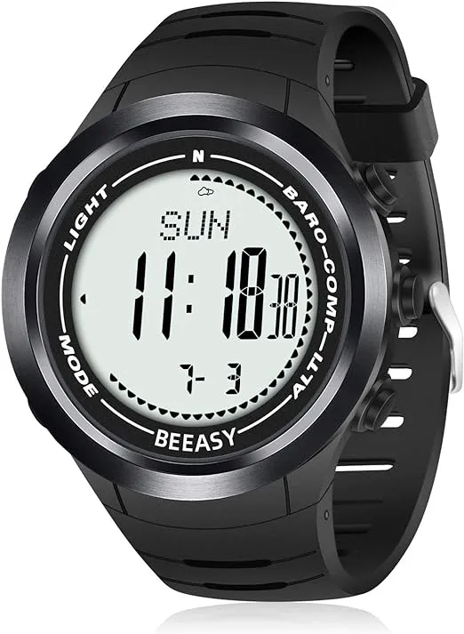 Beeasy Outdoor Sports WatchMilitary Watches for Men Waterproof Stopwatch Alarm ...