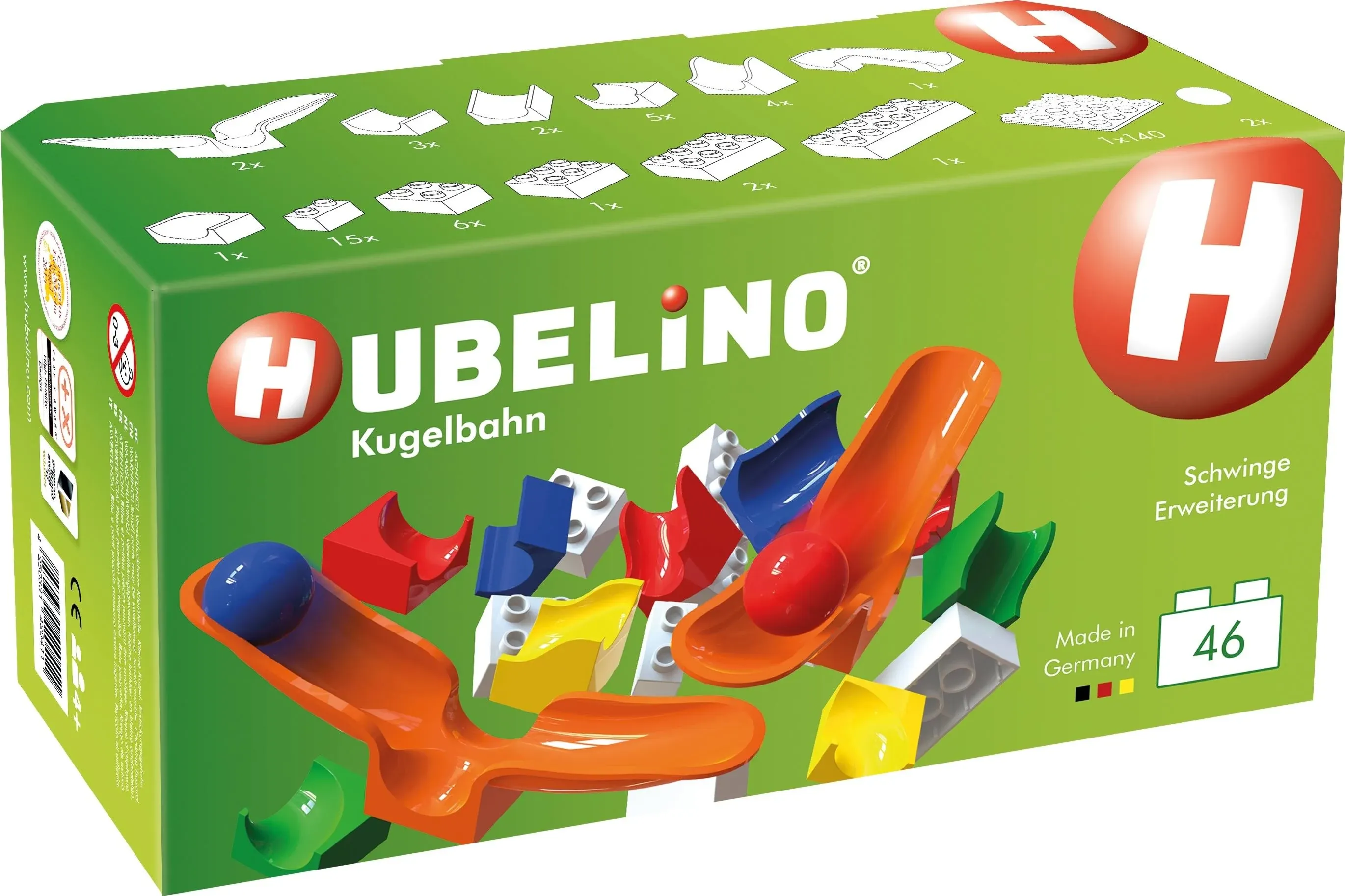 Hubelino Marble Run - Cradle Chute Expansion Set