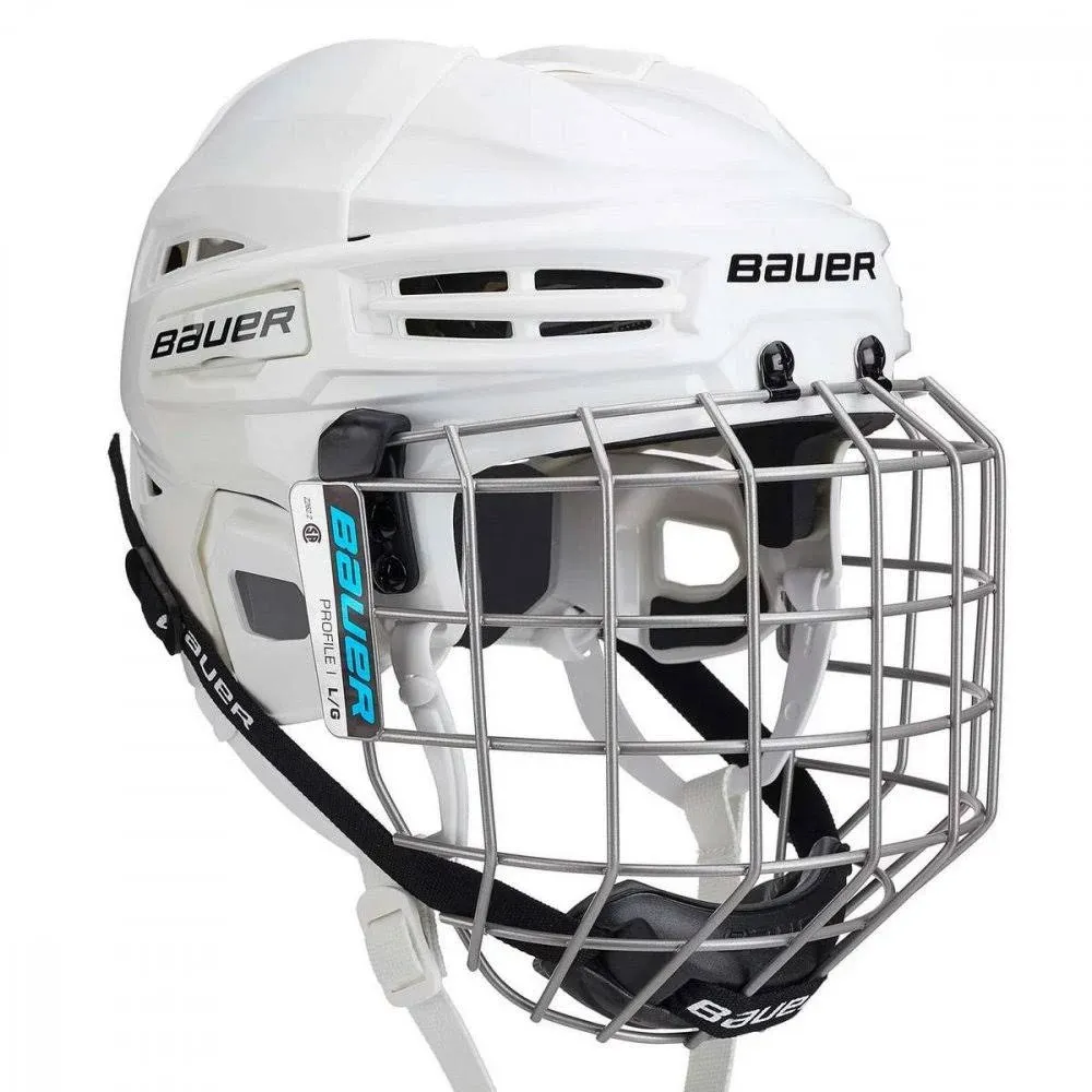 Bauer IMS 5.0 II Hockey Helmet Combo Medium White