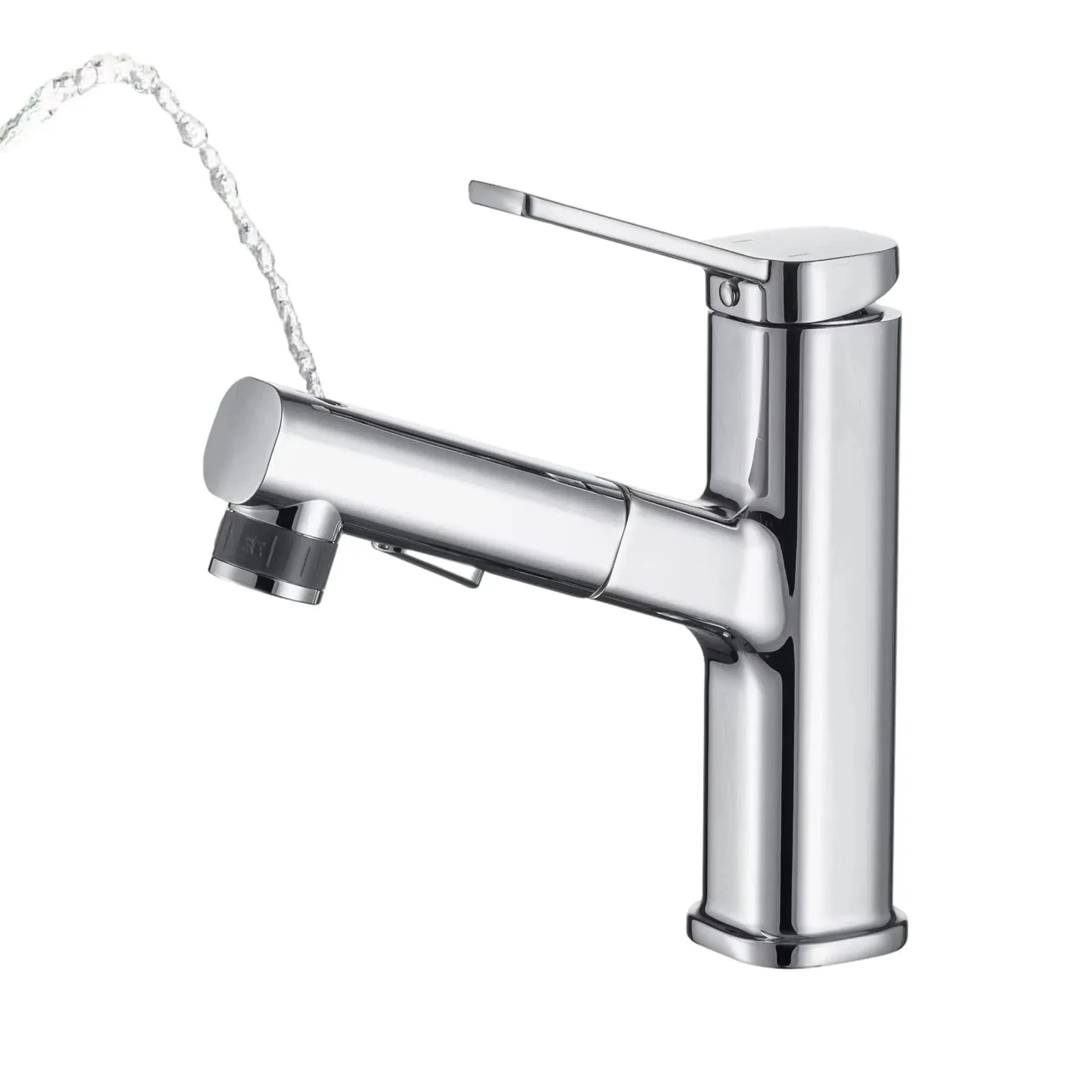 Bathroom Faucets with Pull down Sprayer Single Handle Pull Out Bathroom Faucet C