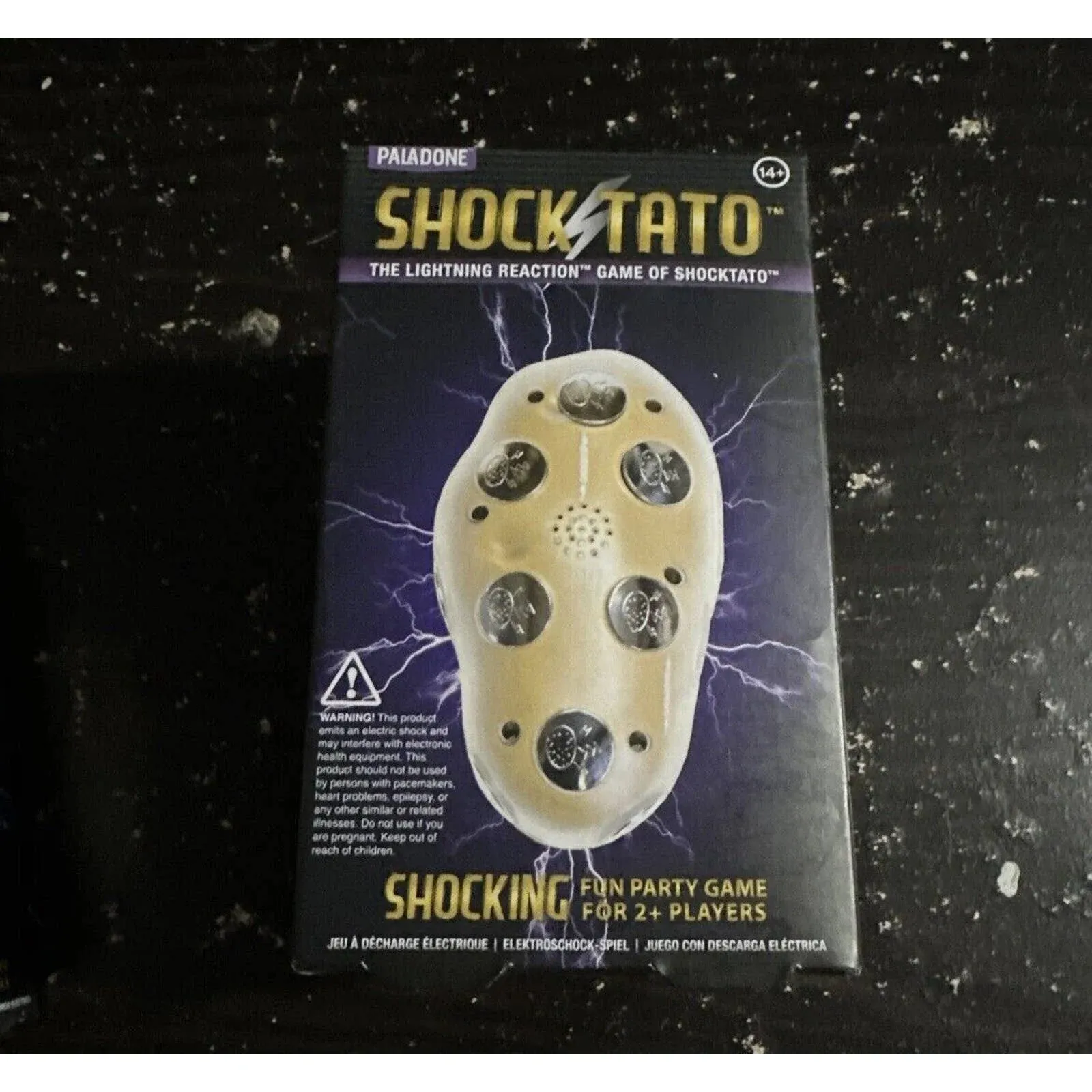 Shocktato Party Game Lightning Reaction Funny Game Shocking Hot Potato