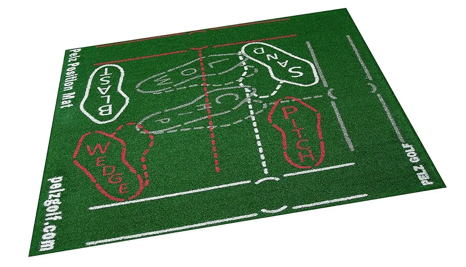 Pelz Golf DP4002 Position Mat green, standard