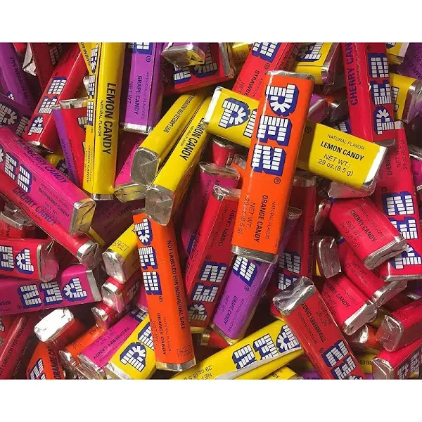 Pez Candy Refills, Assorted Fruit Flavors 2 lbs. Bulk