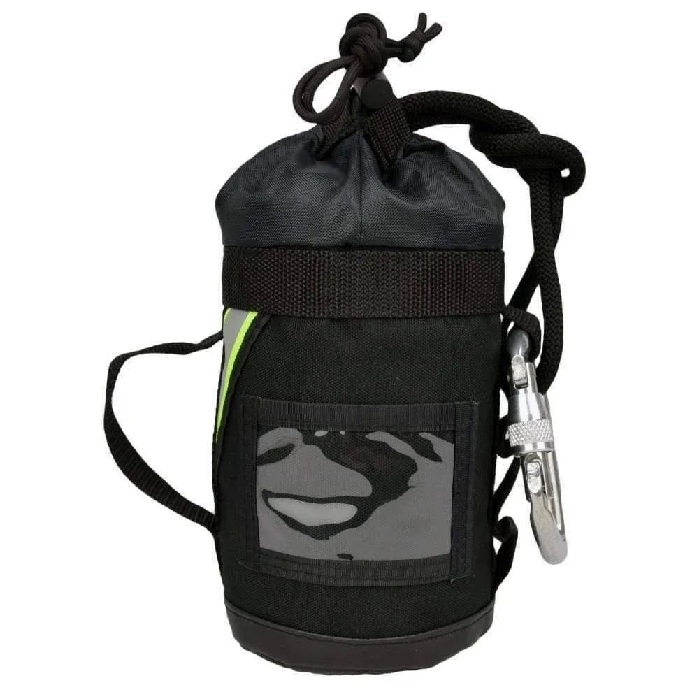 Lightning x Products Lightning x Fire Rescue Personal Escape Rope Bag Bail Out Kit w/ 40' x 8mm Rope & Carabiner NFPA - Black