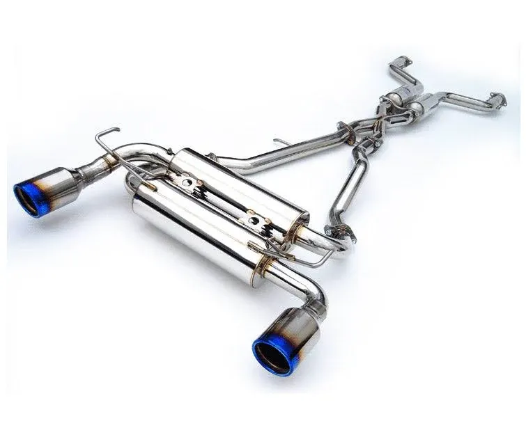 Invidia Gemini 110mm Dual Rolled Titanium Tip Catback Exhaust for 350Z Z33 03-08