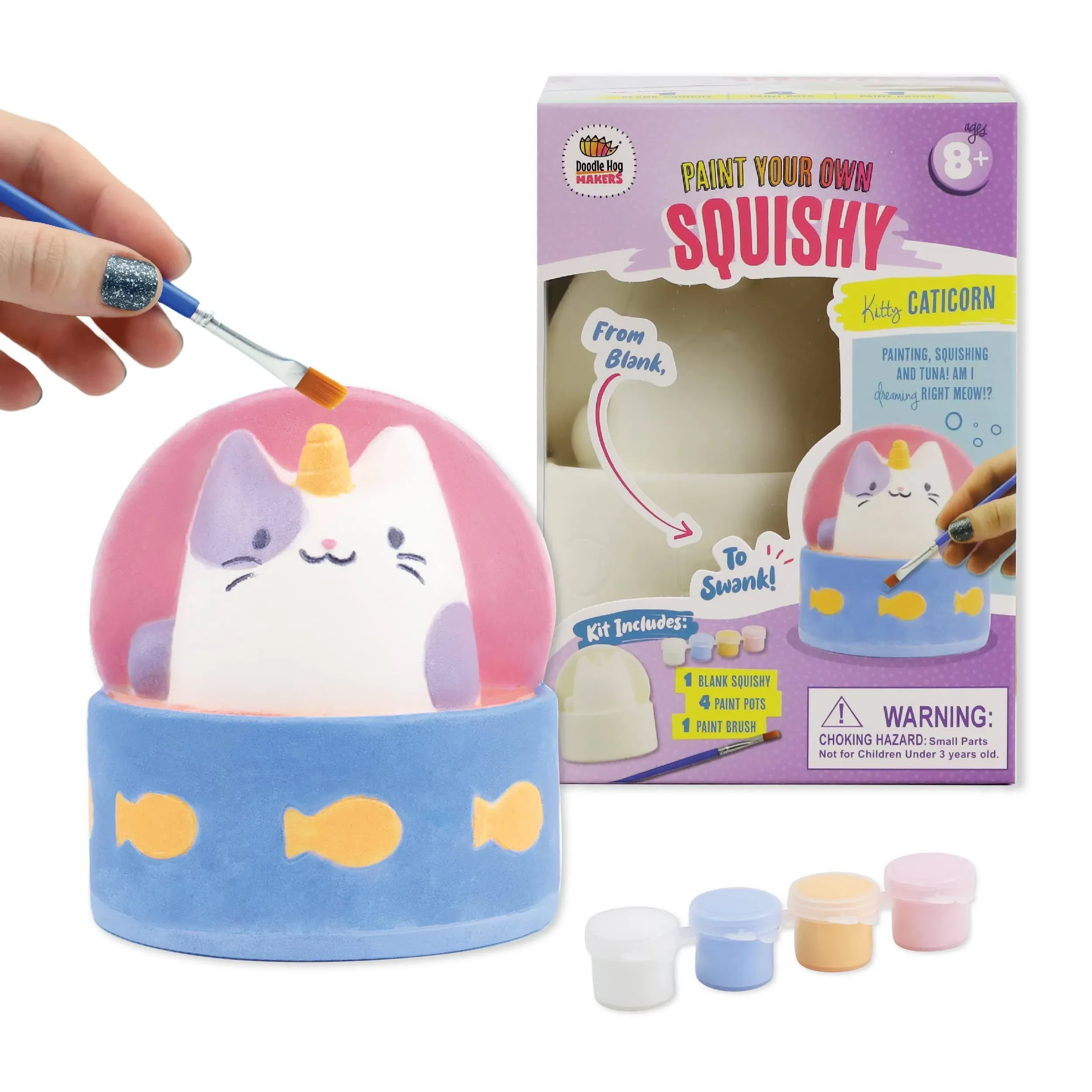 Doodle Hog Caticorn DIY Squishies Paint Kit