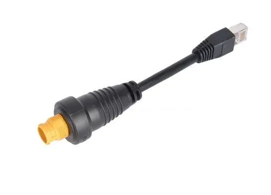 Simrad Yellow Ethernet Female To Rj45 Male Adapter