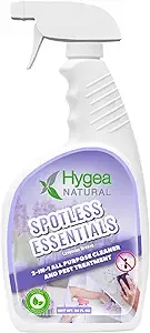 Spotless Essentials 2-in-1 all purpose cleaner and Mite Spray (Lavender Breeze scent)- Multi surface cleaner - Natural bedbug, lice, ants, mites spray- Activates on contact for immediate results- 24oz