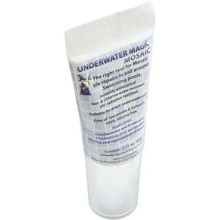 Underwater Magic Sealant, Mosaic, 2.1 oz Tube, White #MOSAIC-60-EA