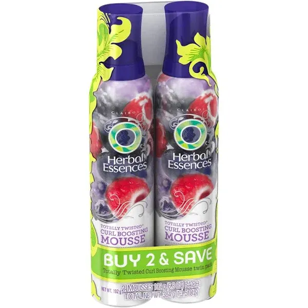 Herbal Essences Totally Twisted Mousse, Curl Boosting, Strong (3) - 192 g