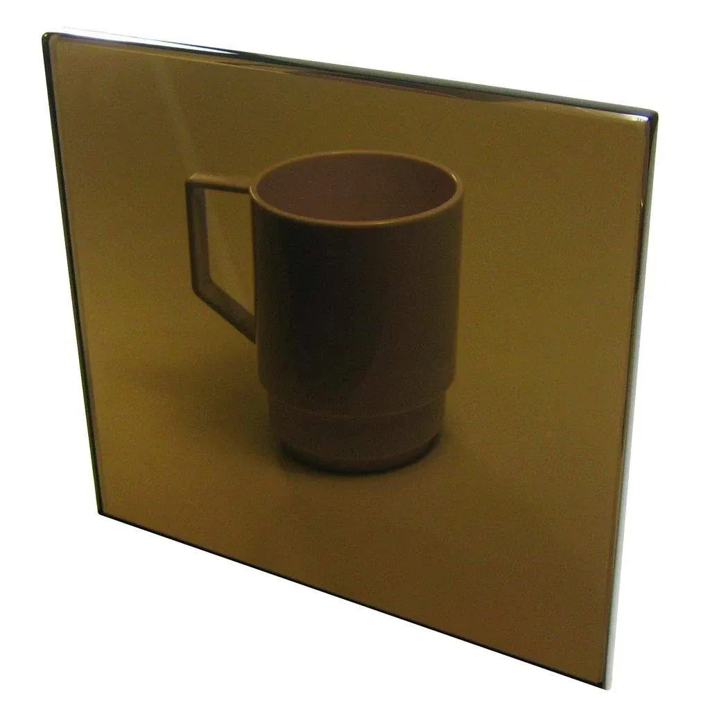 1/8" (3mm) Dark Tinted Bronze 12"x24" Translucent Acrylic Plexiglass 0.118" Thick #2370 Sheet AZM