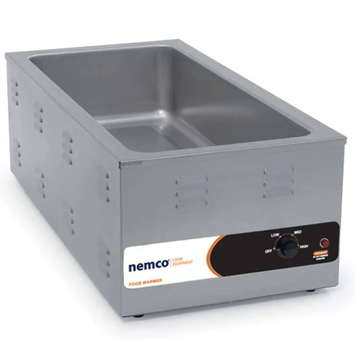 Nemco 6055A-43 4/3 Size Countertop Food Warmer with 31" Long Exterior - 120V, 1500W