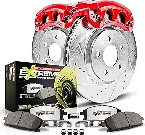 Power Stop KC1551-26 Front Z26 Street Warrior Brake Kit Chevrolet Oldsmobile Pontiac For Chevrolet Classic, Chevrolet Malibu, Oldsmobile Alero, Oldsmobile Cutlass, Pontiac Grand Am [Model Specific]