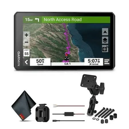 Garmin Zumo XT2 MT-S with 6Ave Cleaning Cloth