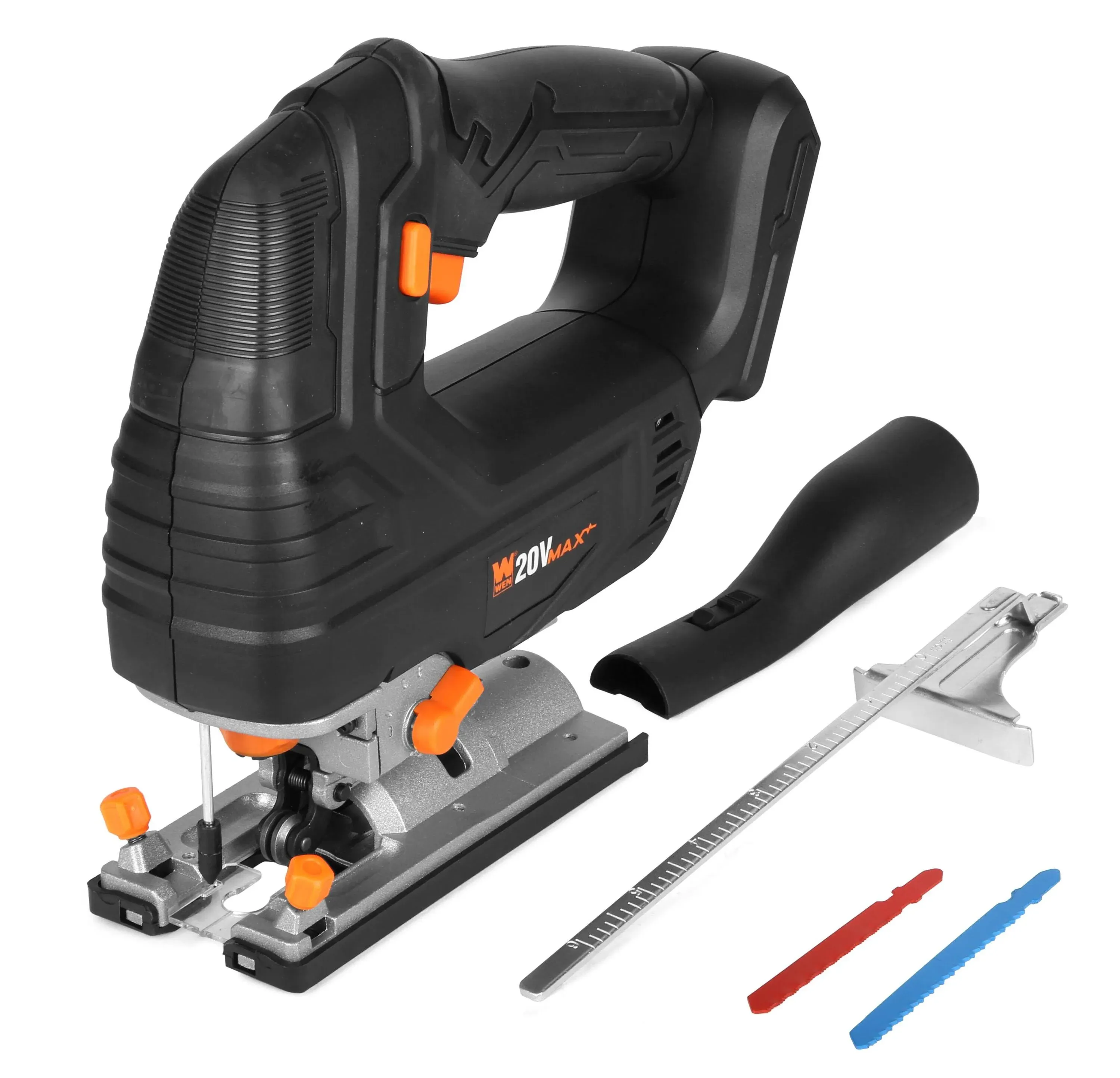 WEN 20667BT 20V Max Cordless Brushless Jigsaw (Tool Only Battery Not Included)