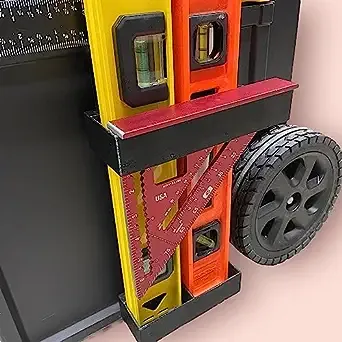 Dual Level, Square Edge, T-Square, Rulers 5in1 Tool Holder Compatible with Dewalt Tough Systems 2.0