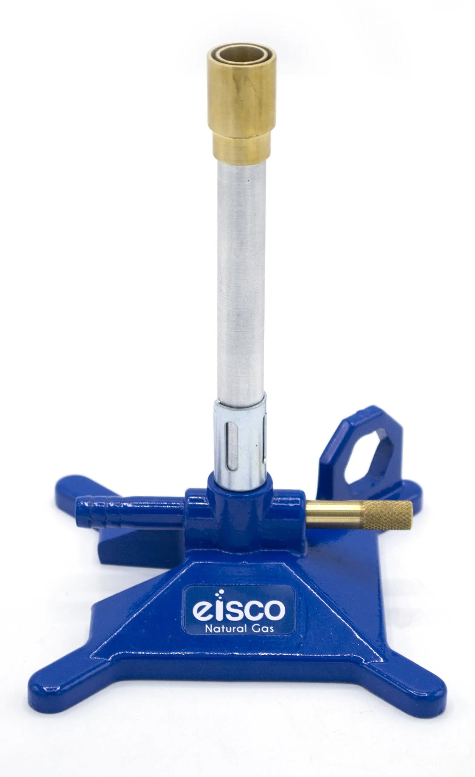 Eisco Labs StabiliBase Anti-Tip Design Handle Flame Stabilizer Gas Adjustment Bunsen Burner